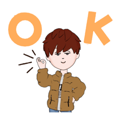 アバタースタンプ(赤髪)