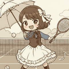 大正時代のテニス部、正子ちゃん