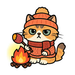 はくの冬スタンプ