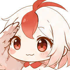 可愛いトキのスタンプ