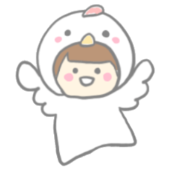 にわとり着ぐるみちゃん