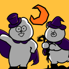 いぬとうさぎ　秋