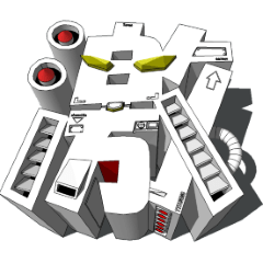 3D Art 漢字キャラクター　『漢キャラ 弐』