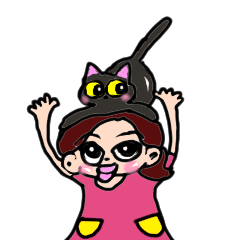 大好きねこサラミと一緒。