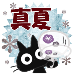 黒ねこの真夏便り