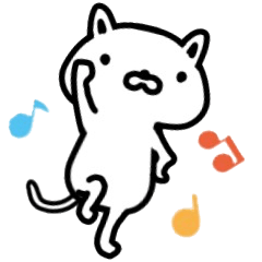 何気ない猫のスタンプ