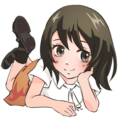 女子力を偽装するスタンプ