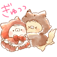 となりのにゃんこ♪赤ずきん