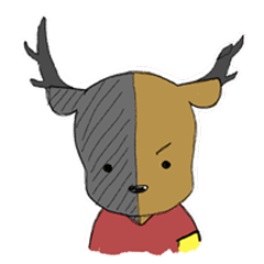 鹿男たちを応援するスタンプ