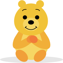 気持を伝えるくまさん