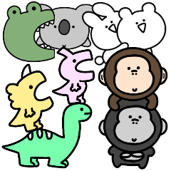 写真に貼れる☆シュールで小さい生き物たち