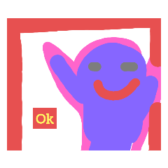 おもしろいスタンプな