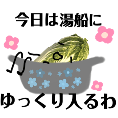 野菜村の妖精達。白菜、ダイコンの気持ち