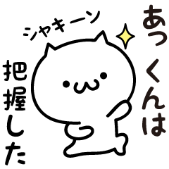 ★あっくん専用★しろねこスタンプ