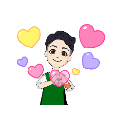 キュートカッコいいスタンプ