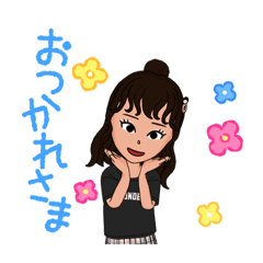 イケメン女子スタンプ１