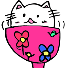 猫のゆめにゃんスタンプ