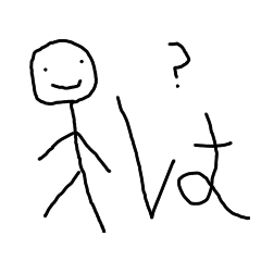 クソ棒人間下手絵スタンプ