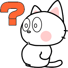 なかよし3スタンプ-6【白猫編】