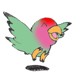 コザクラインコ 日常 右向き