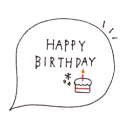 手書き◎1年中使える吹き出し #1