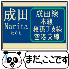 成田線(我孫子,空港支線) 今まだこの駅です