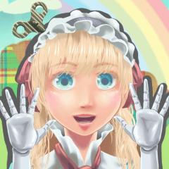 マリー・アンドロイドちゃんのスタンプ