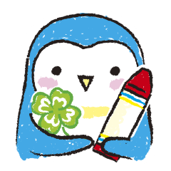 やさしいクレヨン画