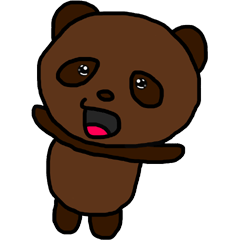 焦げパンダと仲間達