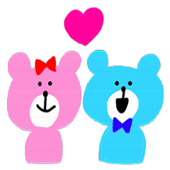 くまのカップル♪