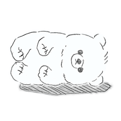 しろくまのおもちとおこめ