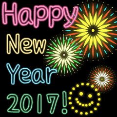 動く！ネオンメッセージ(正月・クリスマス)