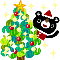 絵本みたいな*背景が動く*楽しいクリスマス
