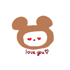 毎日つかえるくまのスタンプ英語版