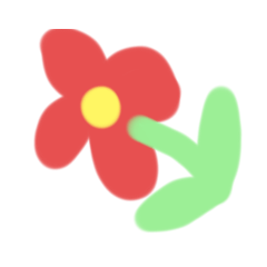 幼稚園で描くスタンプ♡