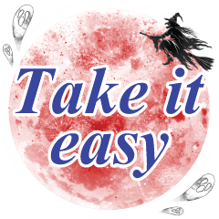 Take it easy...ONE WORD STICKER