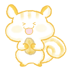 かわいくてやさしいしまりすちゃん