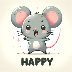 ラブリーマウスのスタンプ