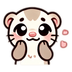 かわいいフェレットセット