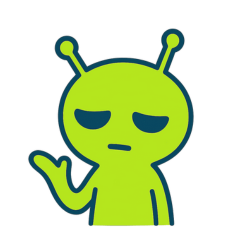 宇宙人のリアクション