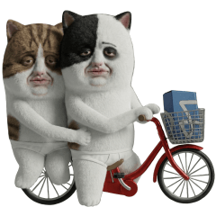 ネコのおっさん 3D