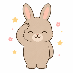 ぷちうさぎの毎日スタンプ