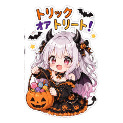 ハロウィン悪魔っ子ちゃん♡使える32種類