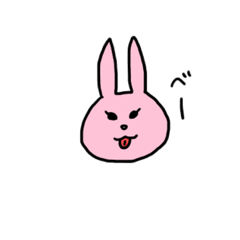 気の強そうなうさぴょん