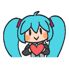 初音ミクのゆるい日常スタンプ