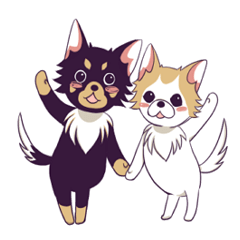 こうめとあえるのちわわスタンプ２