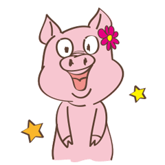Flower pig UU