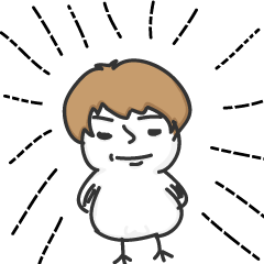 ハンサム鶏、良い感じ