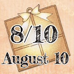 8月10日記念日BIGスタンプ