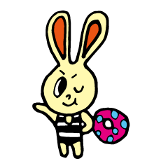 カラフルうさぎ兄弟